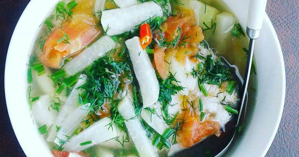 Riêu cá Thu su hào