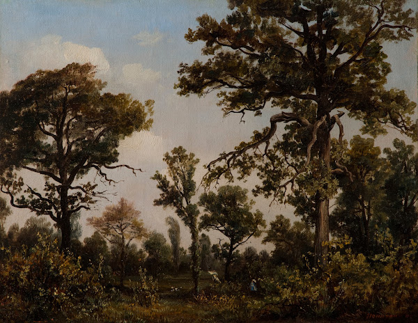 The Large Oak Tree Forest of Fontainebleau 1839