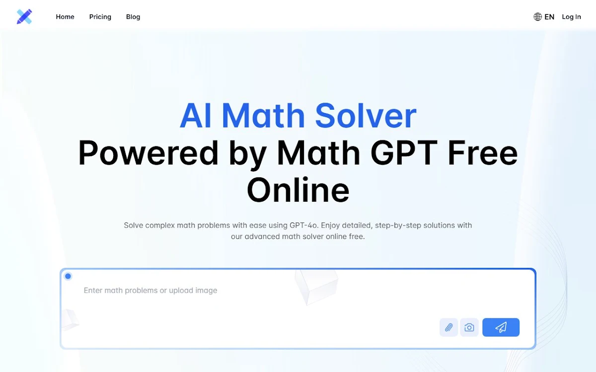 Captura de AI Math Solver Powered by Math GPT Free Online