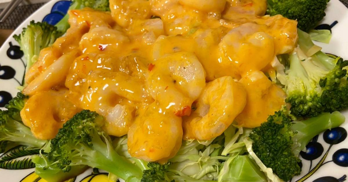 Tôm sốt mayo ớt ngọt | Shrimp with sweet chili mayo 🍤
