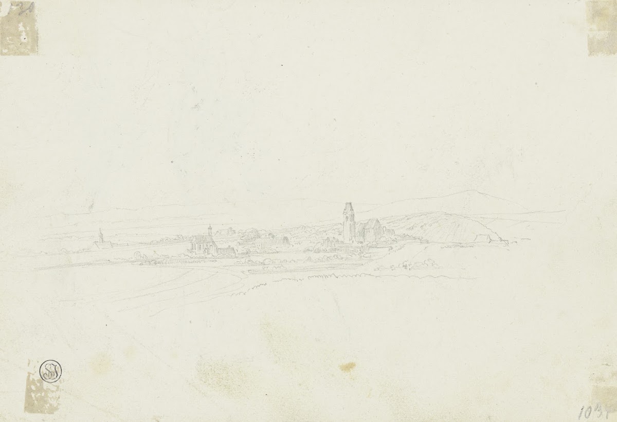 Landscape with church 1917