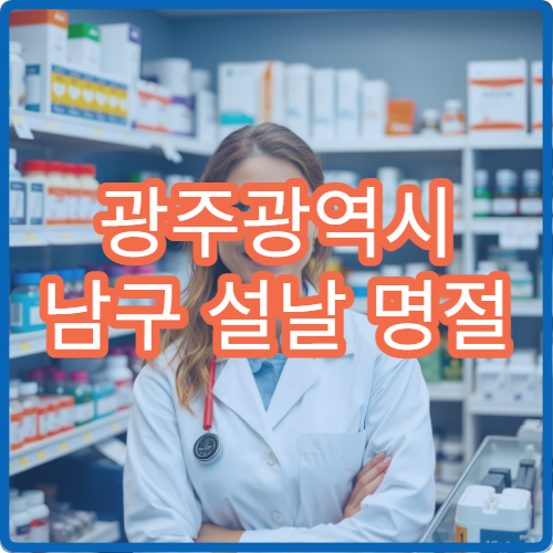 광주광역시 남구 설날 명절 정형외과 연휴 진료 병원 허리통증·관절염 치료