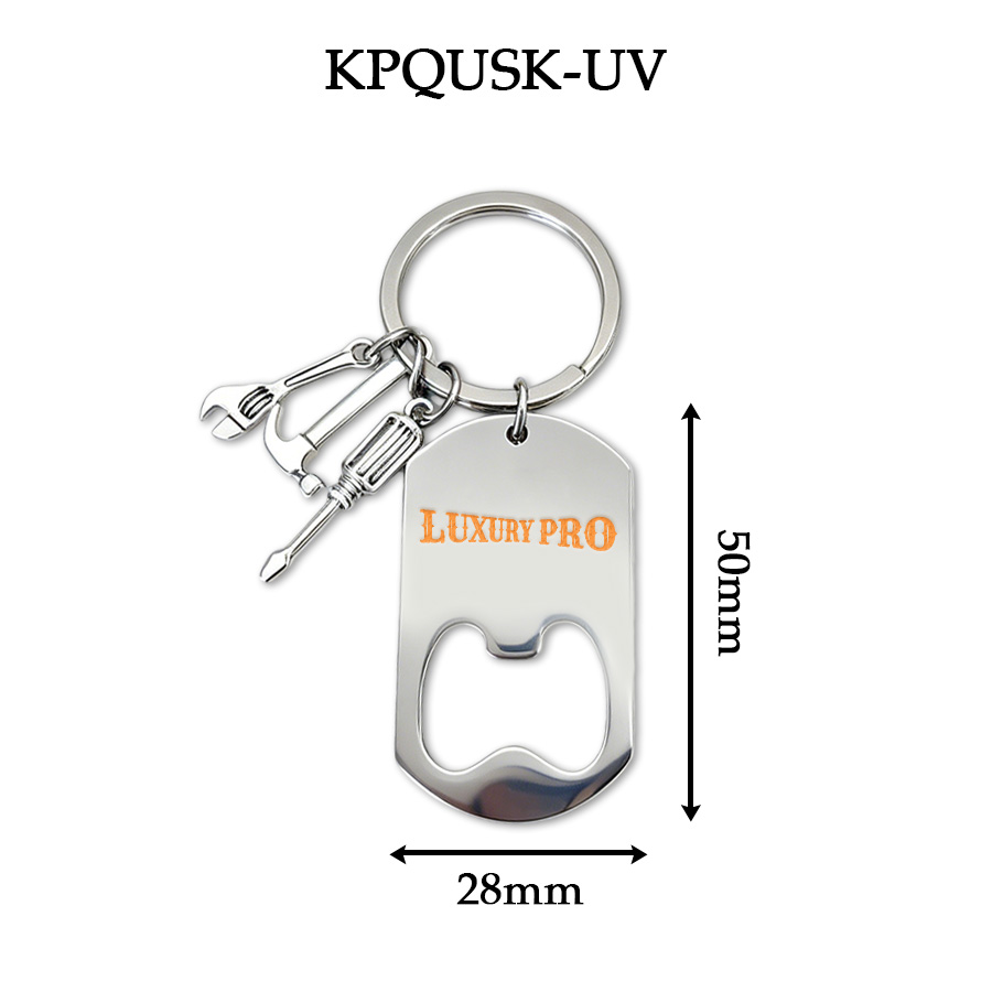 Bottle opener keychain - UV