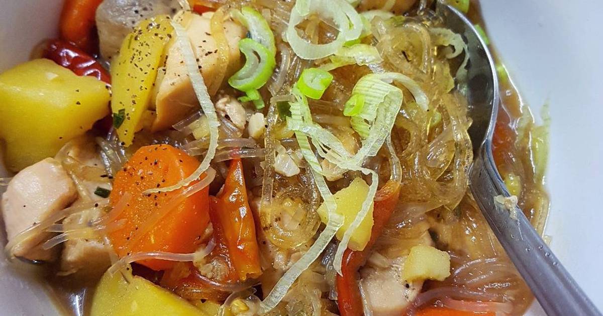 Miến gà kiểu Hàn Quốc