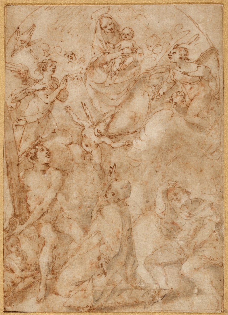 Madonna and saints ca 1597