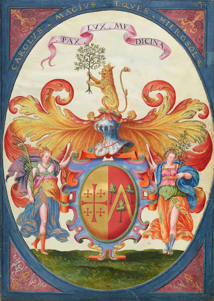 Devise et armoiries de Charles Magius 1578