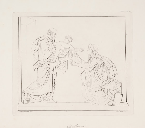 Elias opvækker enkens søn 1827