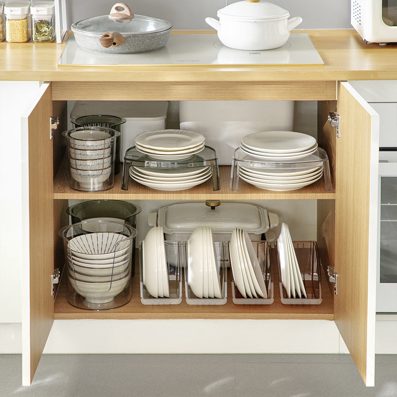 Kitchen shelf for dishes and spices, 2-tier