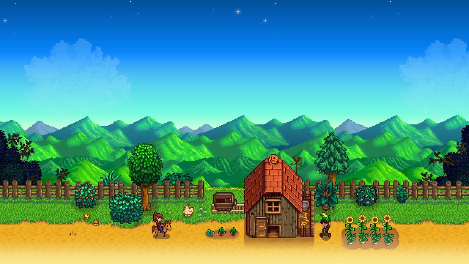 Stardew Valley characters dancing at the annual Flower Dance event