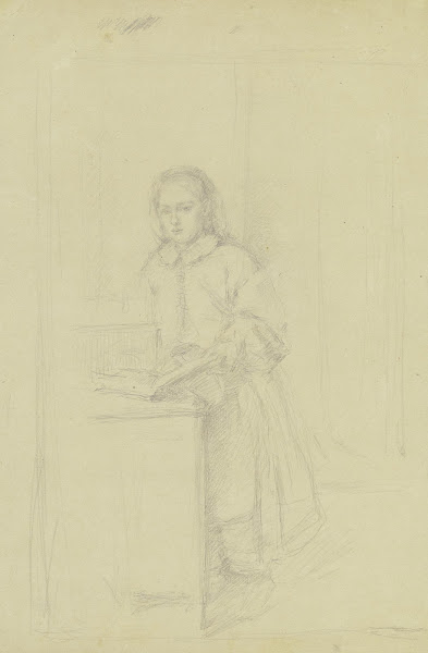 Reading girl ca 1865