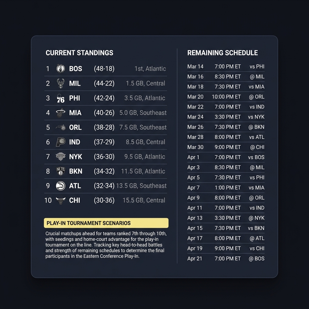 Full frame close up of a minimalist scoreboard showing standings and remaining schedule entries with a highlighted play in caption focused on grizzlies prediction