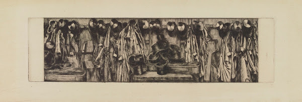 Un vestiaire 1885