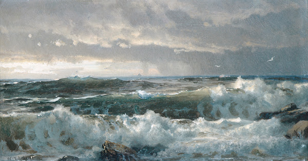 Surf on Rocks 1890s