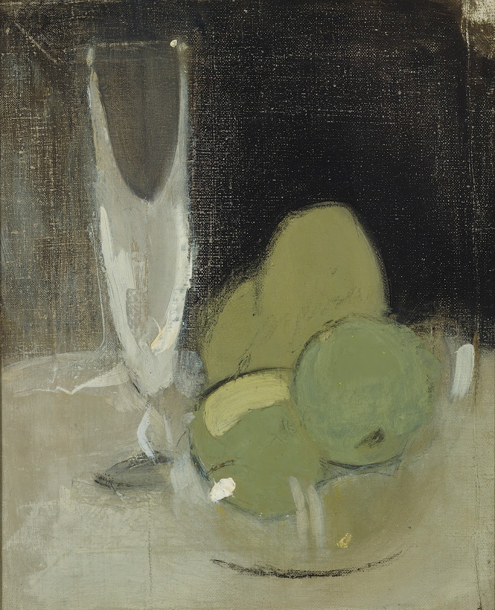 Green Apples And Champagne Glass 1934