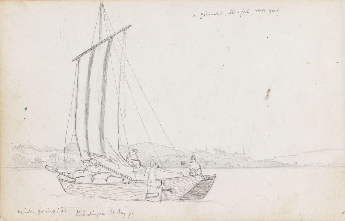 Mindre færingsbåt Überlingen 1871