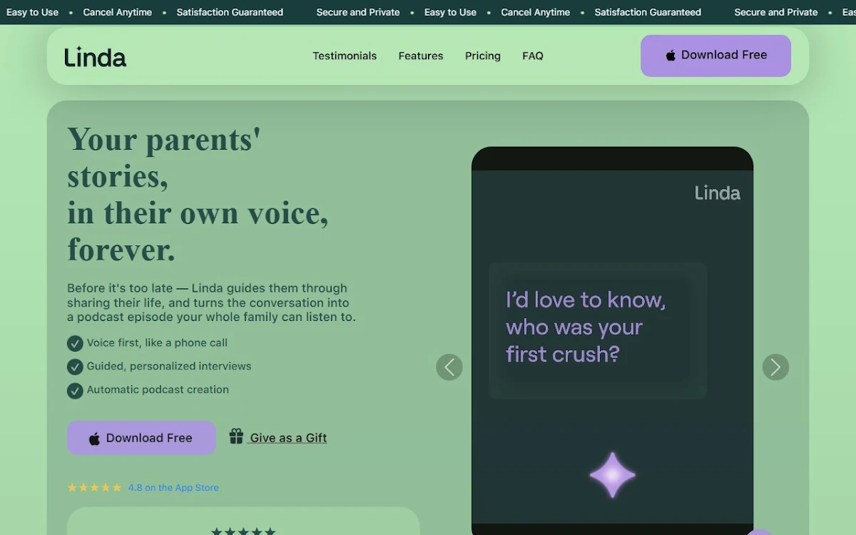 Captura de Linda - Your Podcast Creator