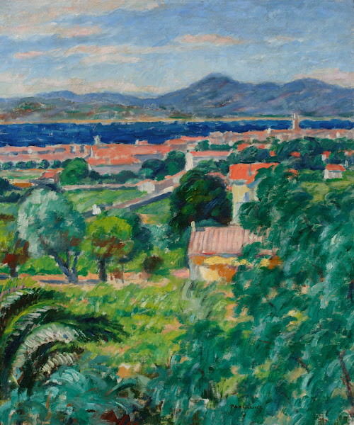 Landscape from Saint Tropez 1910