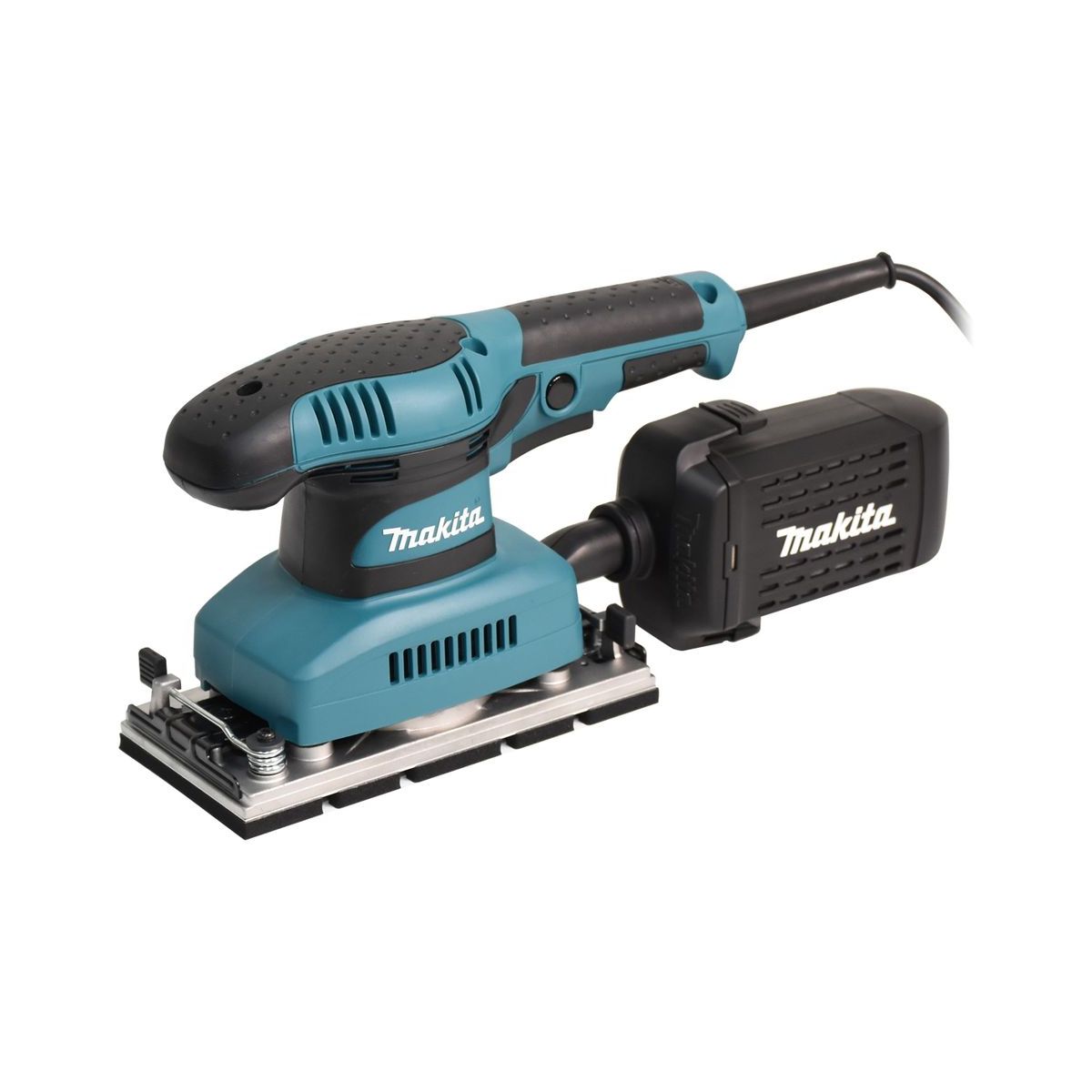 MAKITA เครื่องขัดกระดาษทรายสั่น 93 X 228 มม. (3-5/8 X 9 นิ้ว) กำลังไฟ 190 วัตต์ รุ่น BO-3710 ความเร็วการขัด 11,000 OPM ฉนวนสองชั้น มีสวิตช์ปรับความเร็ว (มากีต้า)