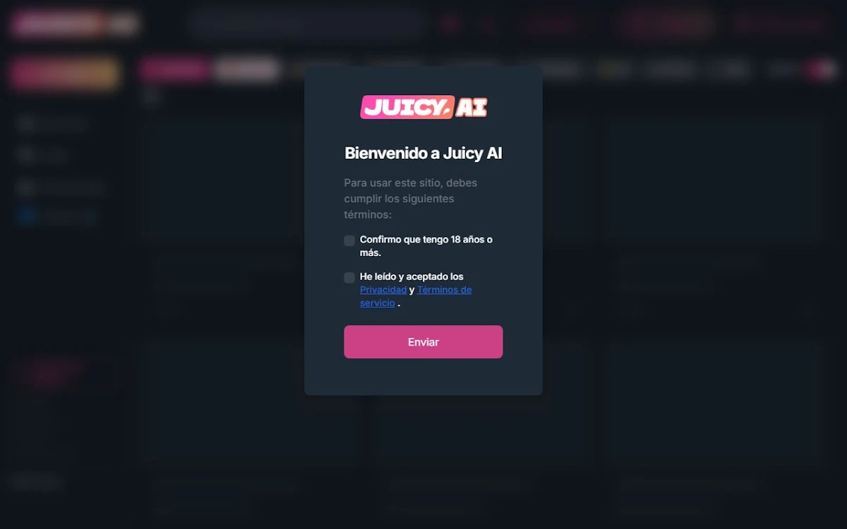 Captura de Juicy AI