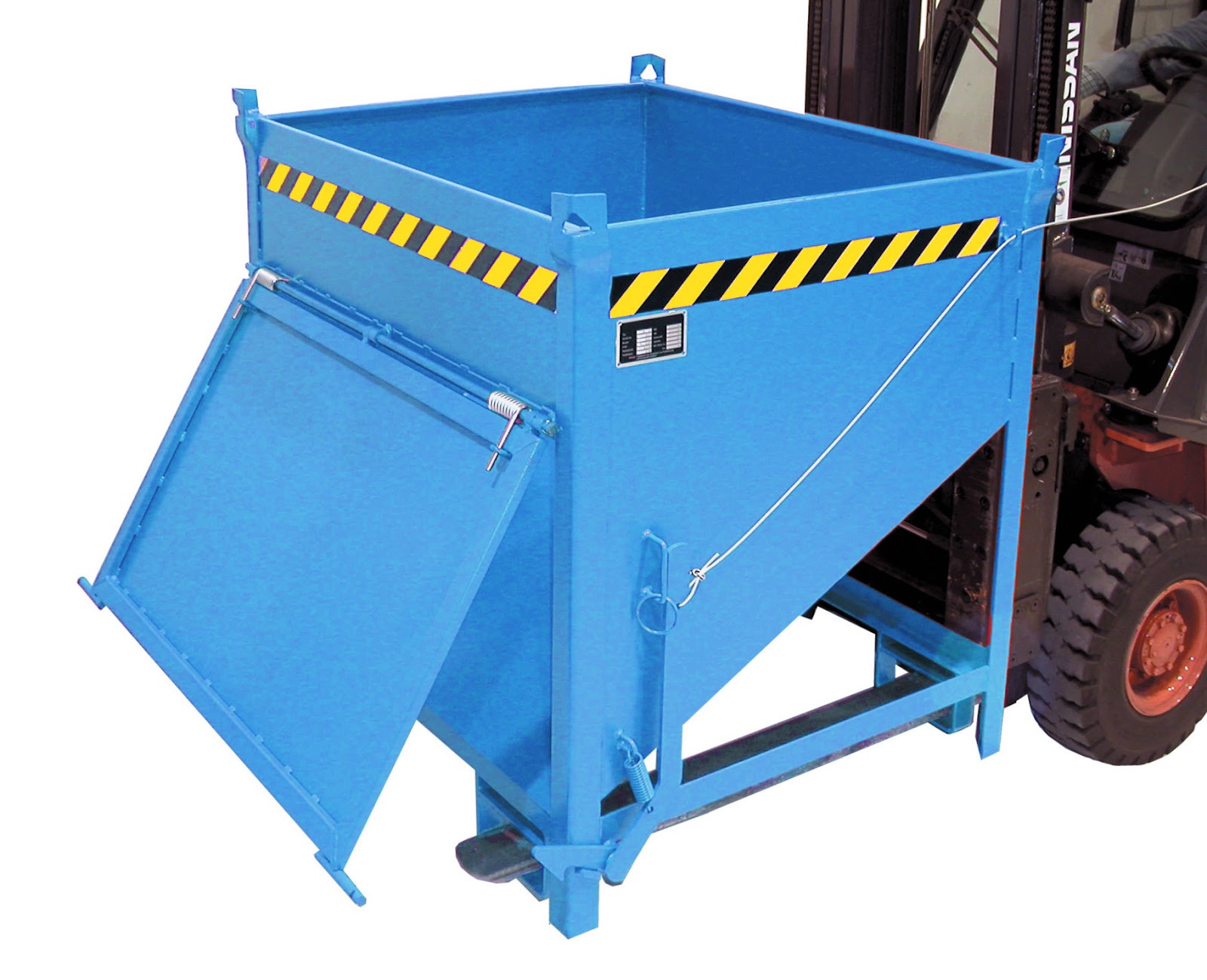 Silocontainer SGK 75, gelakt, Lichtblauw