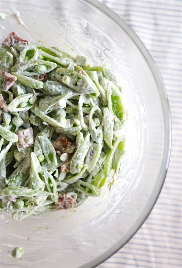 Salad Đậu Que Thịt Xông Khói