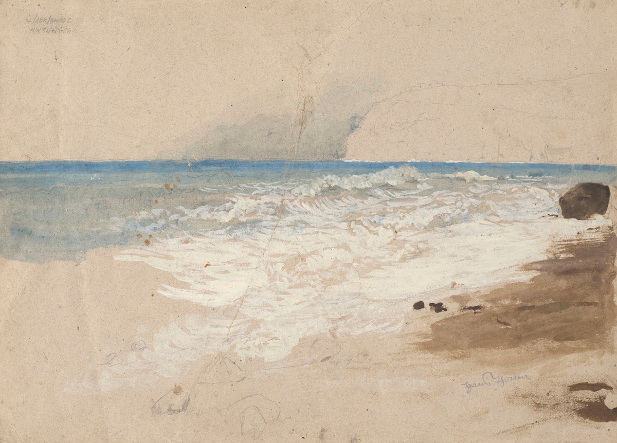 Beach in Sorrento 1881