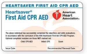 Red Cross Card