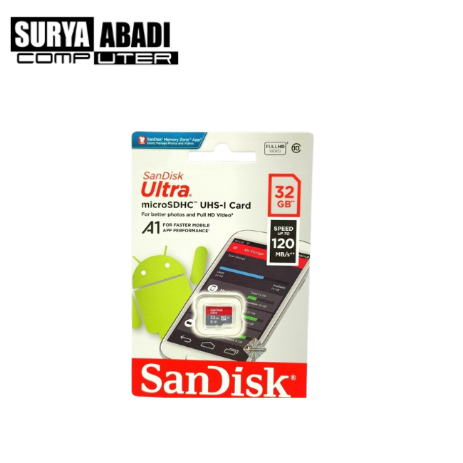 MICRO SD SANDISK 32 GB 120 MBPS