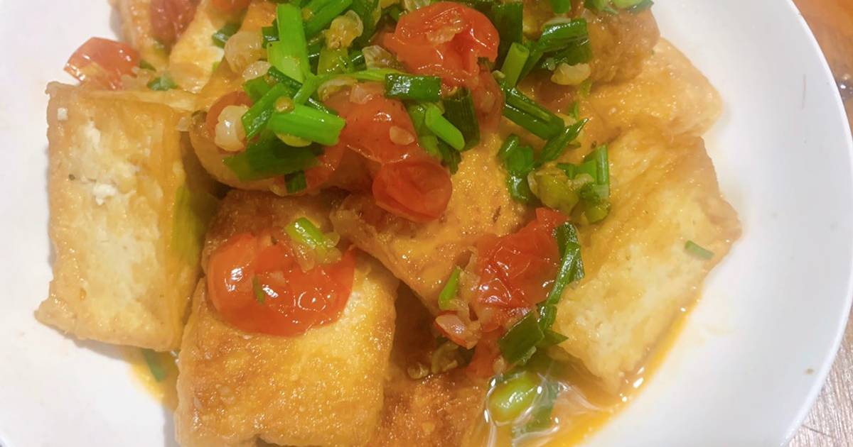 Đậu phụ sốt cà chua