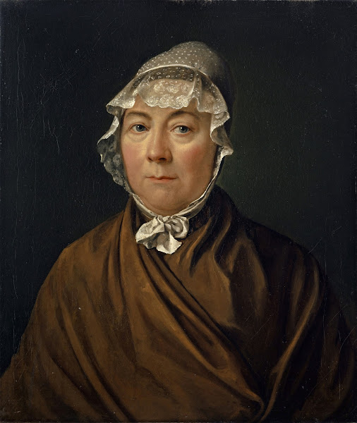Portrait of the Artists Mother Maria Magdalena Miville Lotz II 1824