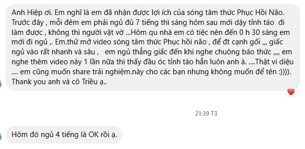 Sóng Tâm Thức phục hồi não
