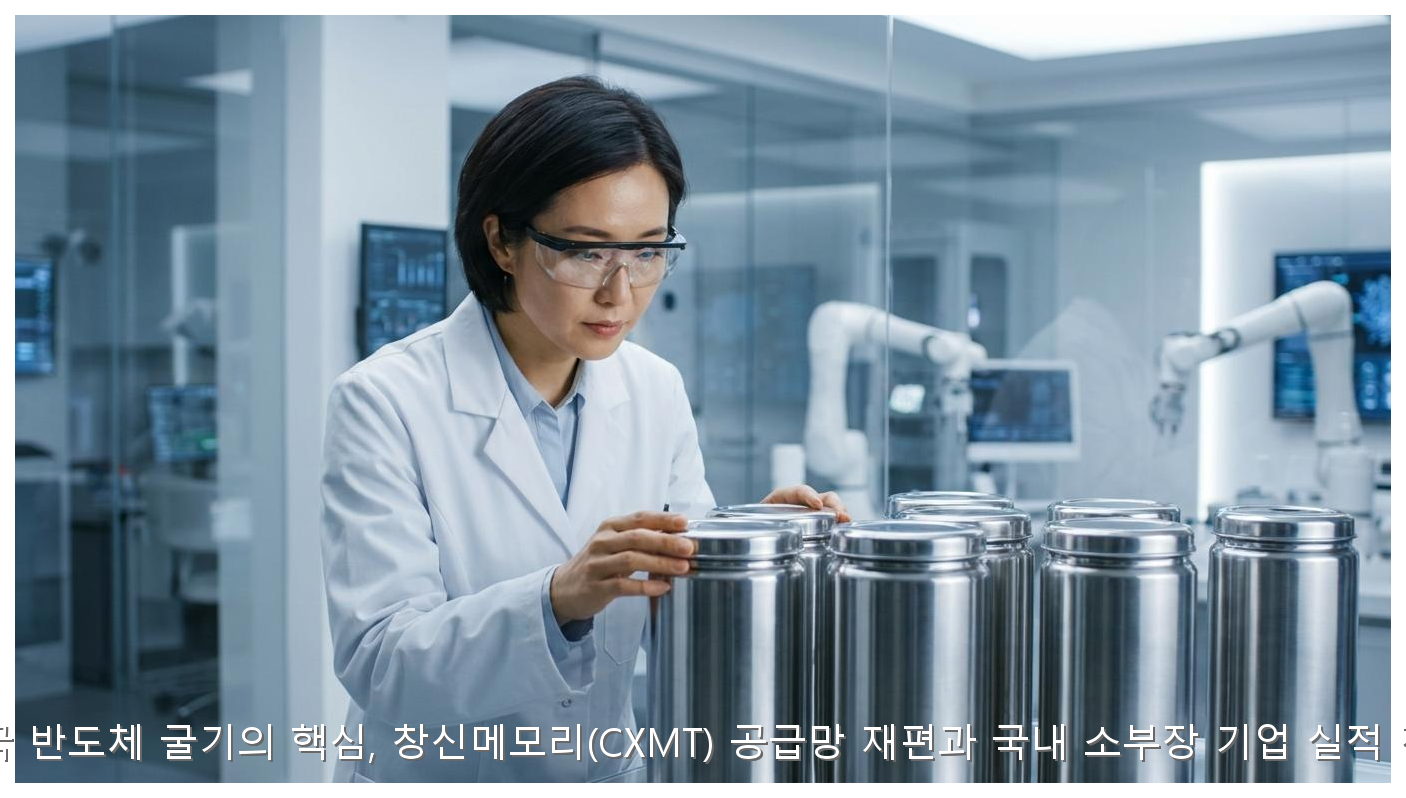 2026년 중국 반도체 굴기의 핵심, 창신메모리(CXMT) 공급망 재편과 국내 소부장 기업 실적 전망 리포트 핵심 안내 및 분석 인포그래픽 (6)