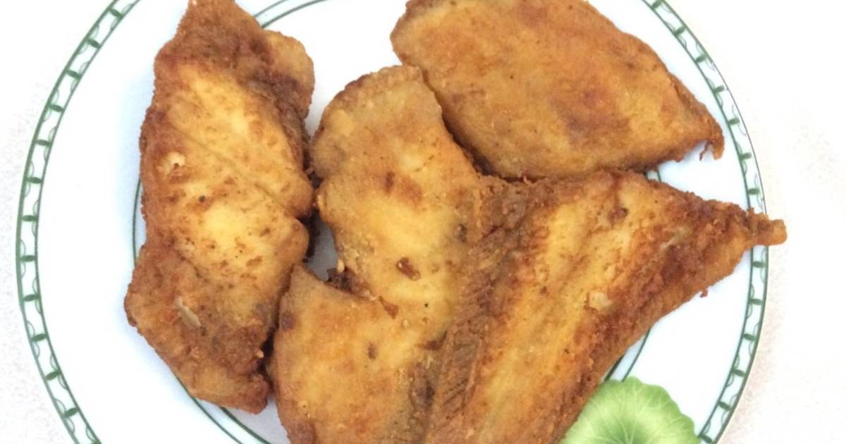 Cá lưỡi trâu Ba Tri  ( Thờn bơn ) chiên giòn