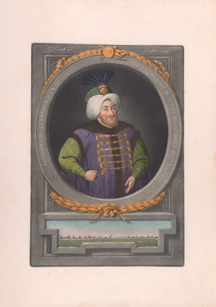 A series of portraits of the emperors of Turkey Pl28 1815