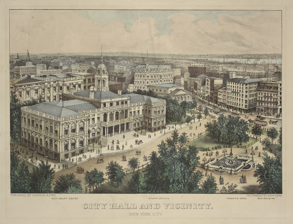 City Hall and vicinity New York City 1870   1899