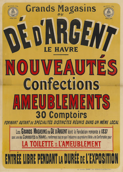Grands magasins du Dé dargent Le Havre nouveautés confections ameublements 1887