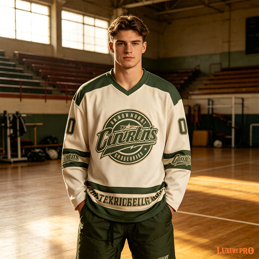 AOP TMP V Neck Hockey Jersey