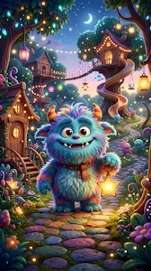 Neon Cyberpunk Cityscape at Night