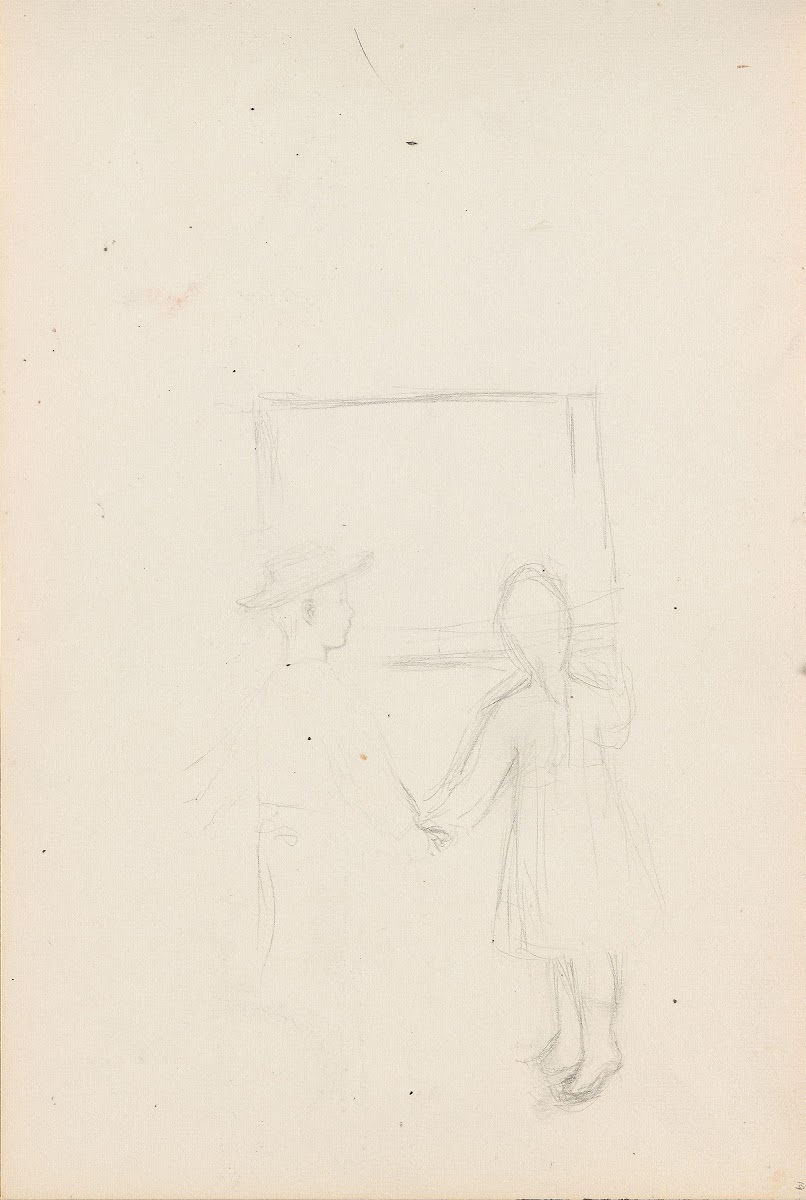 Riss av to barn Between 1897 and 1898