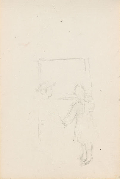 Riss av to barn Between 1897 and 1898