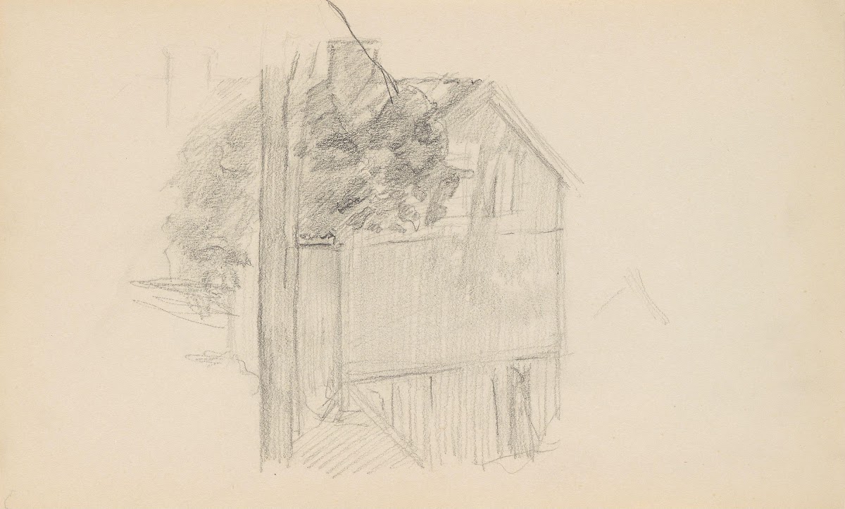 Hus bak et tre 1893