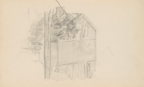 Hus bak et tre 1893