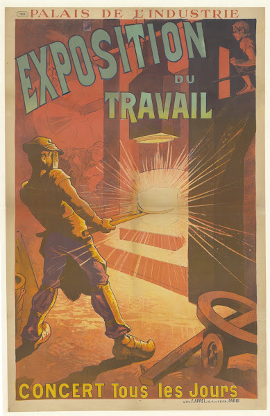 Palais de lIndustrie Exposition du travail Concert tous les jours 1895