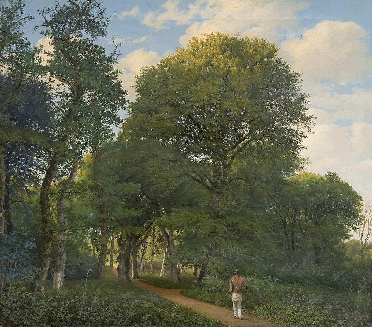 Et skovparti i Charlottenlund Aften 1818  1831