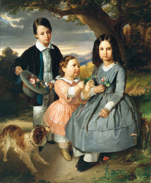 Kindergruppenporträt 1851