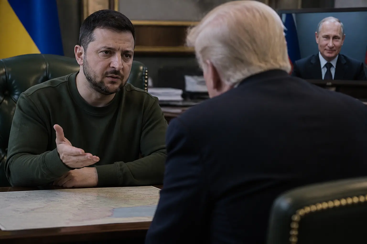 Editorial image for Zelenskyy calls Trump's Russia sanctions pause a reward for Putin