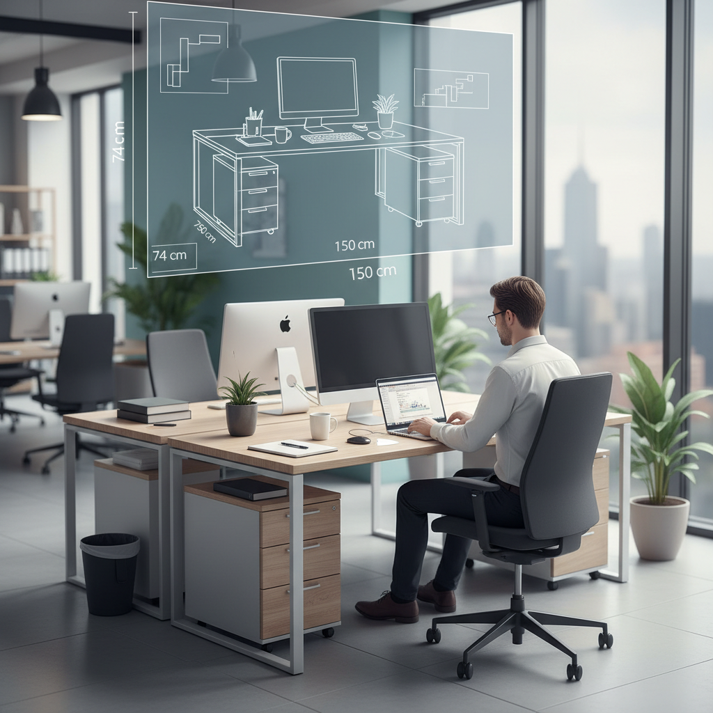 ukuran-meja-kerja-ergonomis