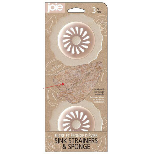 Set de coladeras y fibra para cocina Joie™, 3 piezas