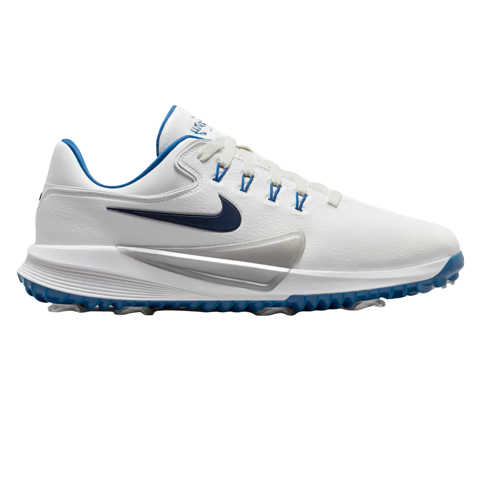 Victory Pro 4 Spiked Golf Shoes Summit White/Obsidian/Court Blue