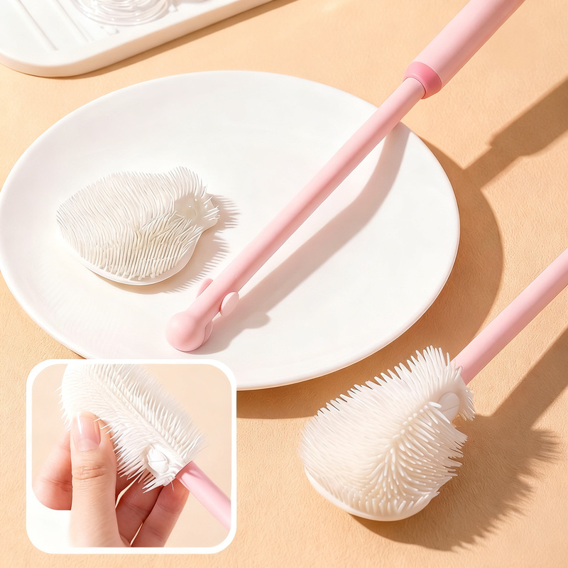 Silicone Cleaning Brush for Baby Bottles and Nipples